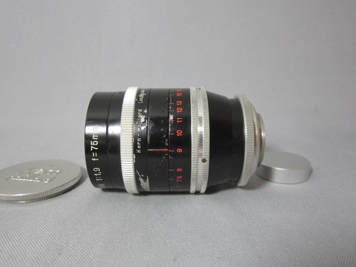 SUPER-16! 🔥SWISS KERN 1.9/75MM C-MOUNT LENS For BOLEX 16MM MOVIE CAMERA BMPCC - Picture 4 of 14
