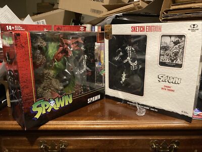 Mcfarlane Toys Spawn Throne set + Entertainment Earth Exclusive