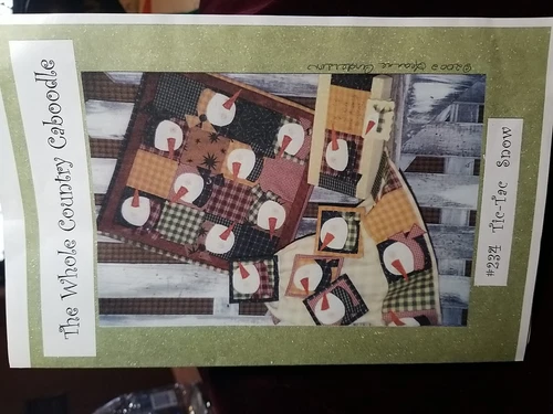 The Whole Country Caboodle #234 Tic-Tac Snow 16.5"×16.5" Uncut