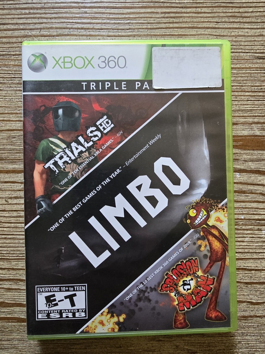 Triple Pack: Limbo Trials HD Splosion Man Microsoft Xbox 360 Tested
