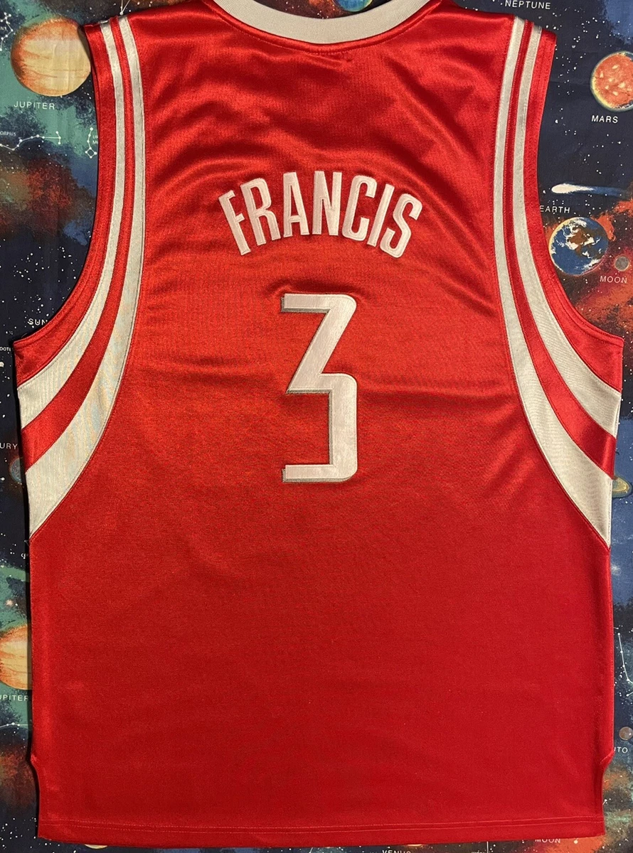 Vtg #3 STEVE FRANCIS Houston Rockets NBA Reebok Authentic Jersey 56