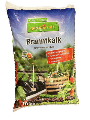 Branntkalk gartenkraft, Zur Bodenvorbereitung, 10kg,  