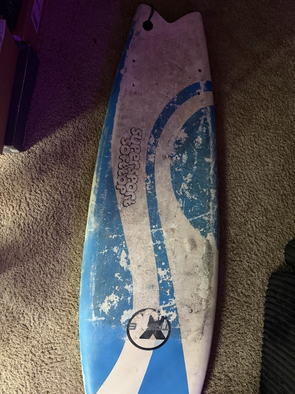 Wave Bandit Shred Sled Shortboard Surfboard w/ Surfboards Text Circle Logo