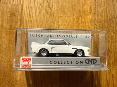 Top: Busch 40301 BMW 3.5 CSL weiss CMD Collection 1:87 Automodell OVP!