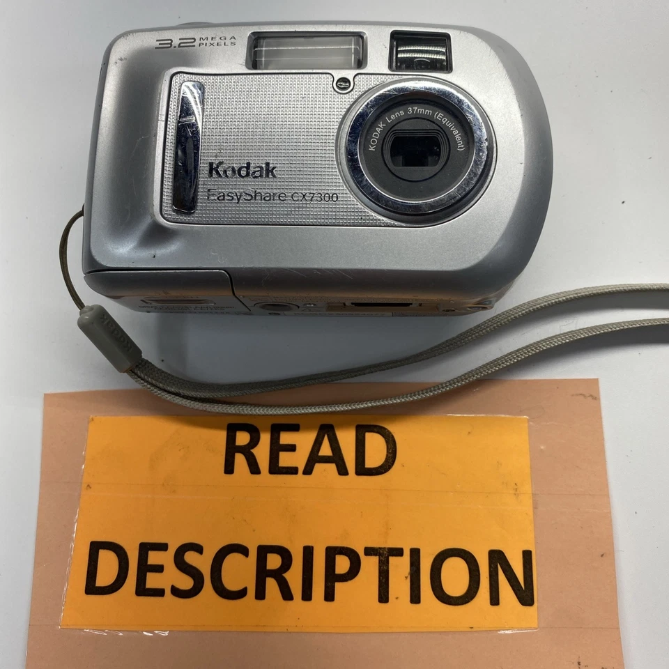 Kodak EasyShare CX7300 3.2 MP Digital Camera - Silver For Parts Repair Read - Image 2 of 4
