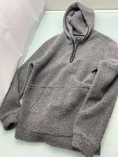 Union Sweater Hoodie Sherpa Fleece Pullover Jacket Mens Medium M New NWT