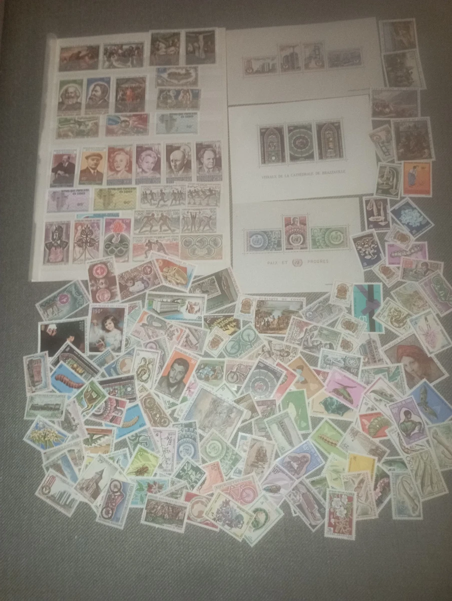Lote de sellos Congo 1961/1972 nuevo