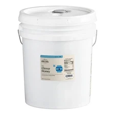 Pure Clover Honey 60 Lb Bulk 5 Gallon Pail Kosher Gluten-Free Commercial Bulk