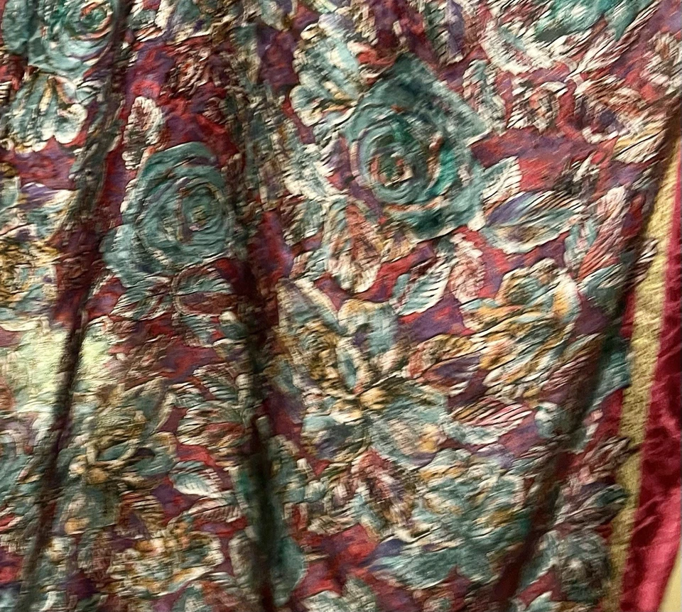 Bufanda vintage Yves Saint Laurent 100 % seda bordes enrollados a mano Foto 2 de 4