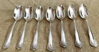 7 GORHAM LANCASTER STERLING SILVER TEASPOONS W/"E" MONOGRAM c.1897