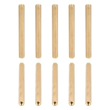 10Pack M3x60mm(DxL) Hex Standoff Spacer Nuts Female Brass Coupling Screws