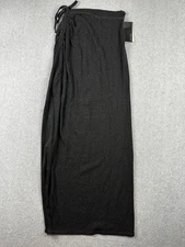 Lundstrom Dress Womens 10 Charcoal Gray 2-Way Tube Convertible Skirt Ruched NWT