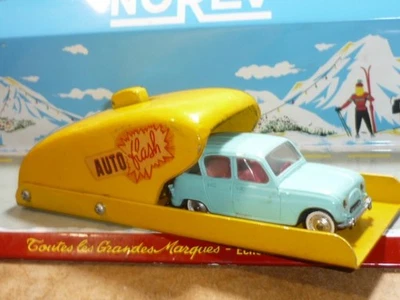 ANCIEN  JOUET  RARE DEPREUX  AUTO FLASH TOLE 1/43 GARAGE DINKY  NOREV RENAULT 4 - Photo 1/4