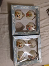 Vintage 7 The Walt Disney Company Glass Ornaments Kurt S. Adler. Inc.