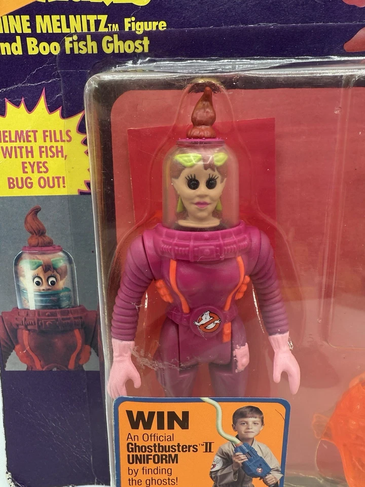 De colección 1986 The Real Ghostbusters - Janine Melnitz "Super Fright Features" Sin usar, en caja Foto 2 de 4