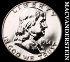 1961 Silver Franklin Half Dollar - Choice Gem Proof  Lustrous  #G7362