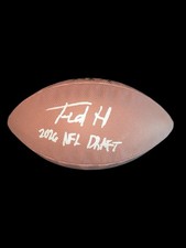 TED HURST TAMPA BAY BUCCANEERS Signed Football NFL Draft WIDE RECEIVER JSA