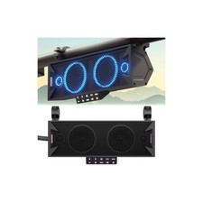 GoHawk 15 Inch UTV Sound Bar, Bluetooth ATV Soundbar with RGB Lights, IP66 Wa...