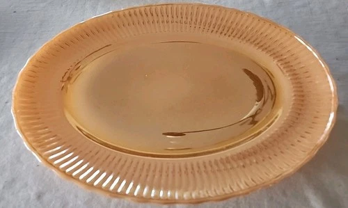 Vintage Anchor Hocking Fire King Peach Lustre Serving Platter