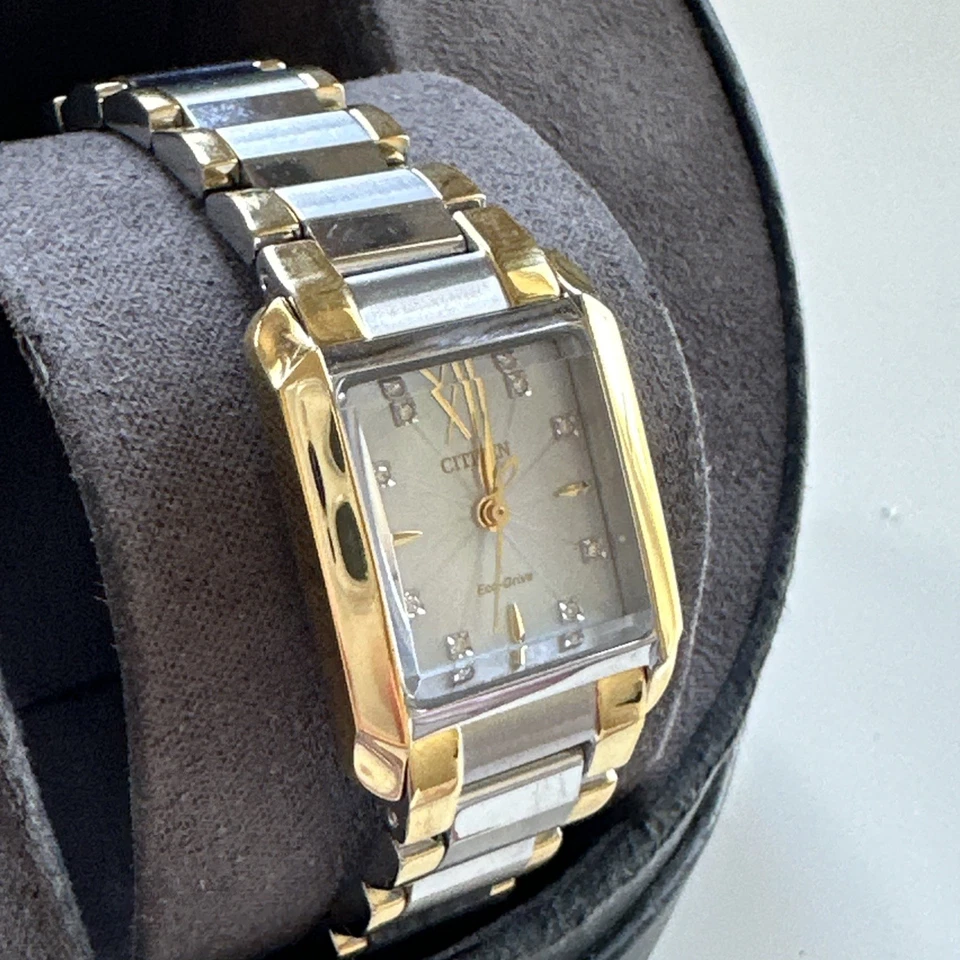 Citizen L Bianca Eco-Drive MOP Dial Two Tone  Watch EW5554-58D *DOES NOT WORK* - Image 4 of 4