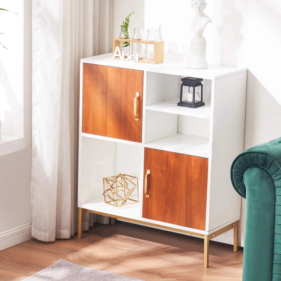 ivinta Buffet Cabinet with Storage, Accent Wood Sideboard with Storage Shelves - Image 3 of 4