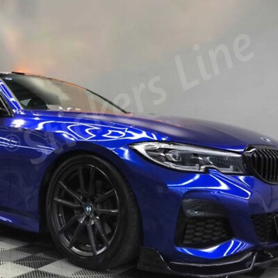 Lollomoto Blu Lucido Pellicole Adesiva Rivestimento Auto Car