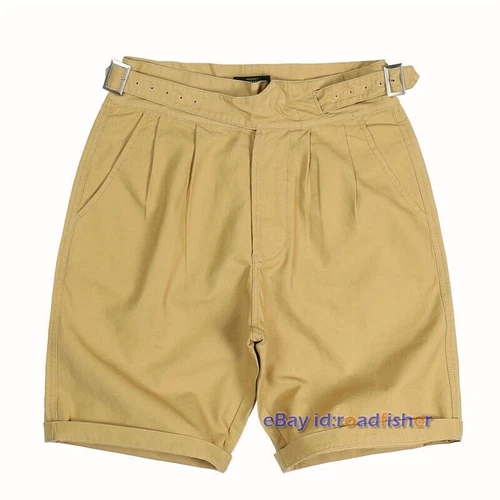 British military shorts Men's cotton summer shorts Gurkha shorts Military shorts - Picture 11 of 35
