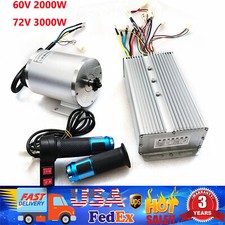 60V 72V Electric Scooter E-Bike Motor Conversion Kit Speed Controller 2000/3000W