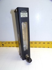 FISCHER PORTER LIQUID FLOWMETER RANGE 50-150 SLPM 3/8" NPT 2 PSIG  10A1252N