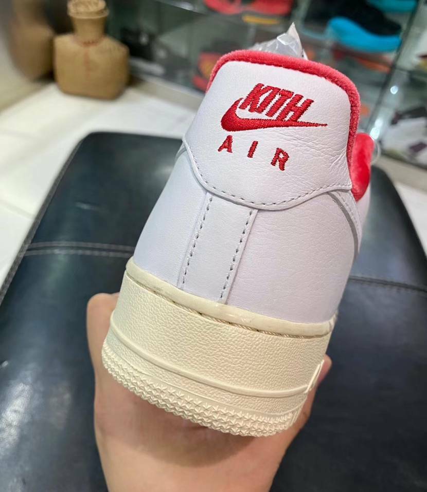 KITH x Nike Air Force 1 Low White Red CZ7926-100 From JP US 6.5 - 12  Authentic