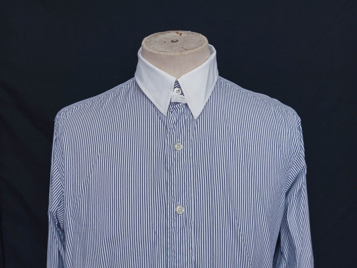 paul fredrick french cuff dress shirts Non-Iron Cotton Pinpoint Solid Spread Collar French Cuff Dress Shirt