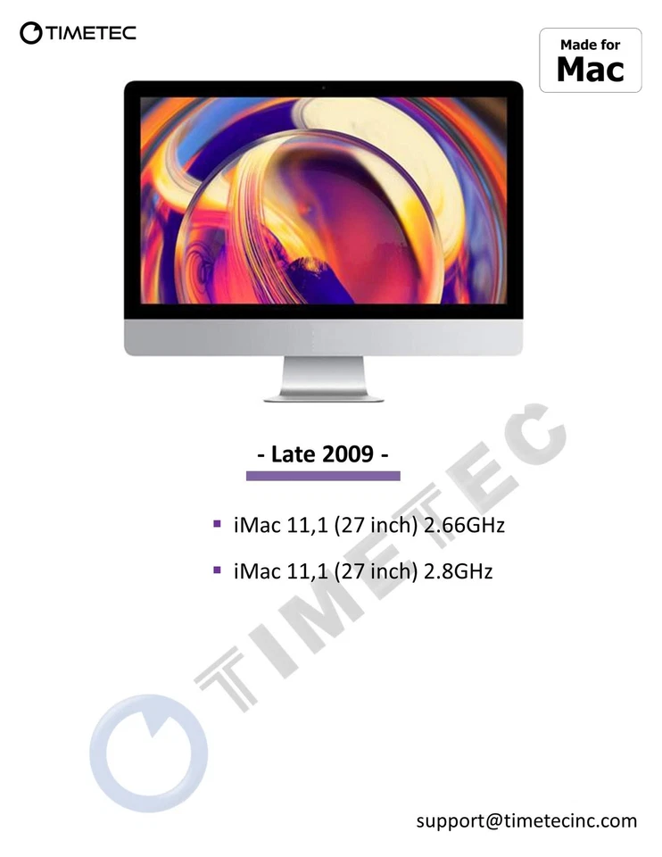 Timetec 16GB KIT(2x8GB) Compatible for Apple DDR3 1067MHz / 1066MHz PC3-8500 ... - Image 4 of 4