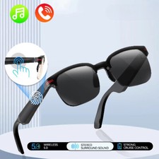 Smart Glasses Wireless Call Music Playback Half Frame Sunglasses