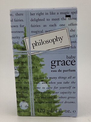 Philosophy BABY GRACE Eau de Parfum EDP 4 Oz Spray New Sealed