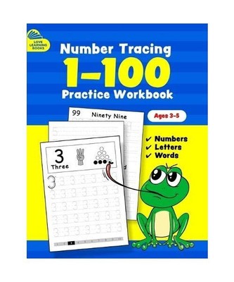 Number Tracing Book for Preschoolers and Kids: Learn Numbers and Math Activity B