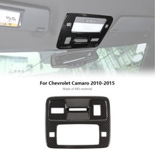 Carbon Fiber Reading Lamp Panel Cover Interior Trim Bezel For Chevrolet Camaro