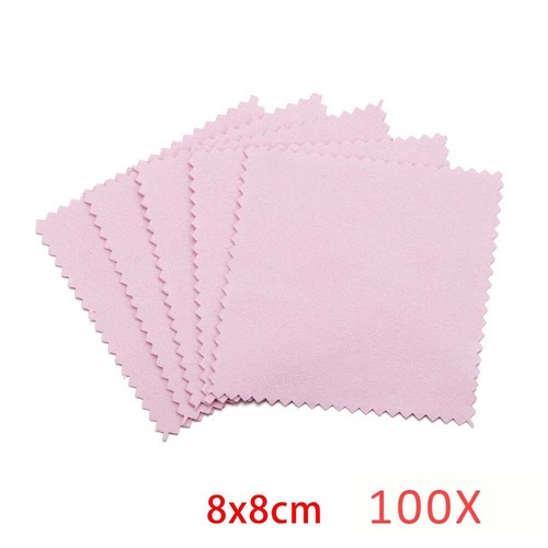 100/200PCS Anti-Tarnish Silver Polishing Cleaning Cloth Cleaner Platinum Jewelry - Picture 19 of 34