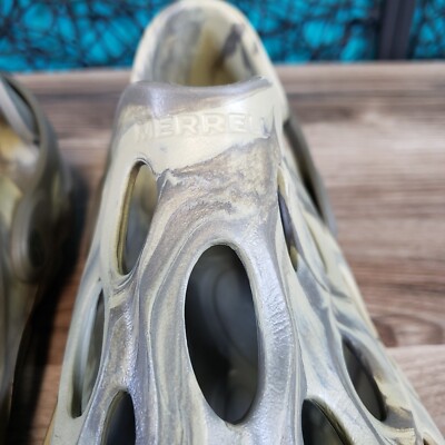Merrell Hydro Moc Mens 9 Womens 10.5 Green Camo Closed Toe  display picture 1