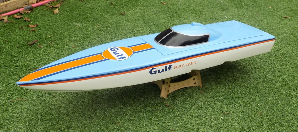 RC Bootsrumpf Tomahawk 32 für Elektro Nitro Power Fiberglas Version - Bild 2 von 4