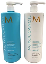 Moroccanoil SMOOTHING Shampoo & Conditioner Duo Set 33.8 oz / 1 liter each