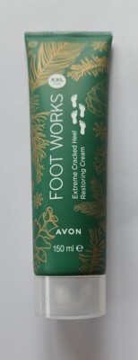 AVON FOOT WORKS Regenerierende Fußcreme Für Extrem Rissige Fersen. XXL Große.  