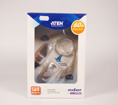 Aten Extender Cat5 USB Cable Connection UCE60-A Extension Distance 60m in Original Box