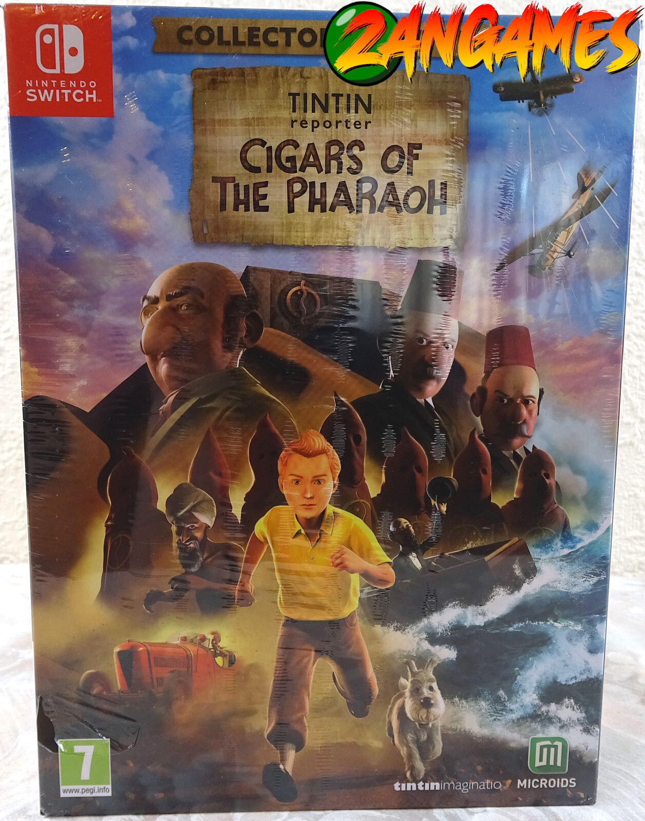 Tintin Reporter: Cigars of the Pharaoh Edición Coleccionista (Interruptor) [NUEVO/SELLADO]