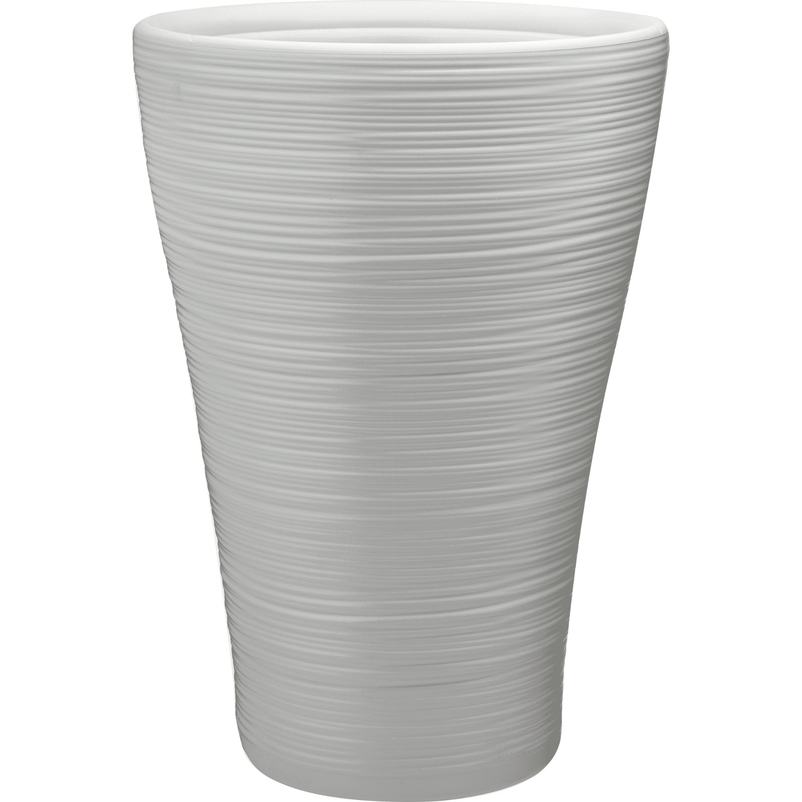 Strata Hereford Tall Planter Indoor Outdoor Garden Plastic Plant Pot - Cool Grey