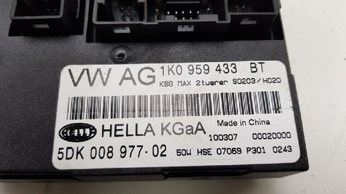 COMPUTER COMFORT Seat Altea XL (5P5) MPV 1.8 TFSI 16V (CDAA) 2007 1K0959433BT - Afbeelding 3 van 3