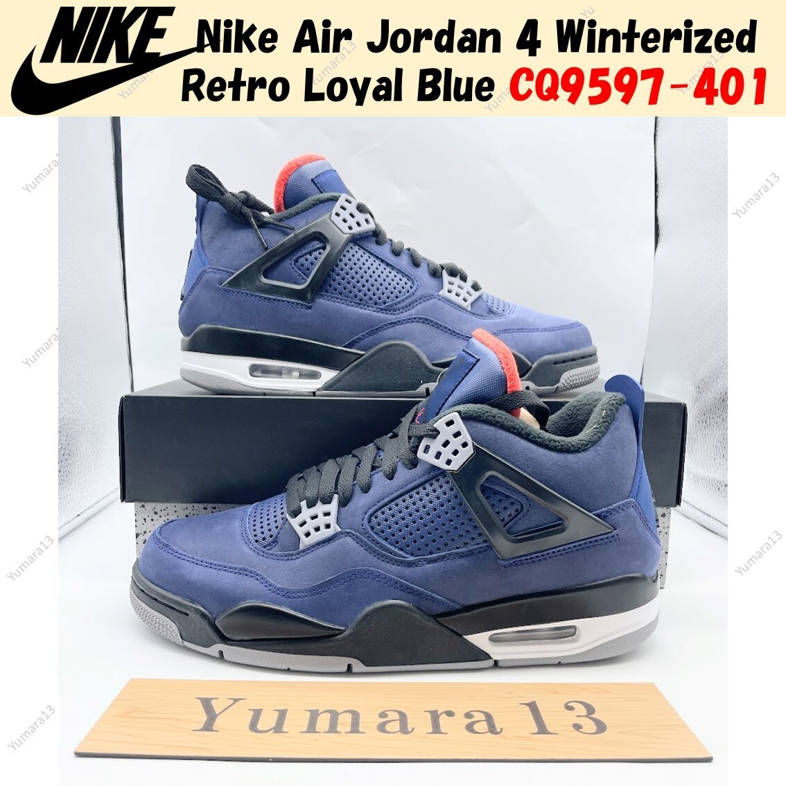 Nike Air Jordan 4 Winterized Retro Loyal Blue CQ9597-401 Nike Air Jordan 4 Winterized Retro Loyal Blue CQ9597-401