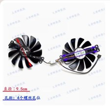 For XFX RX6600 6600XT Speedster Black Wolf Edi Graphics Card Fan FY010010M12LPA