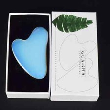 Pierre Véritable OPALITE Cadeau Visage GuaSha Masseur Santé Massage Facial