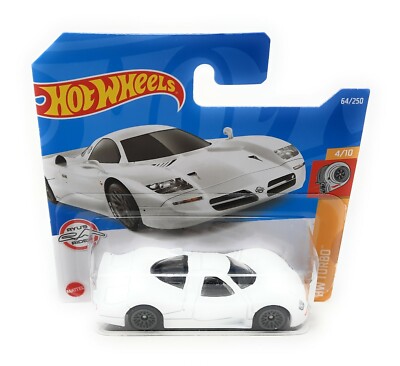Hot Wheels 64/2022 Nissan R390 GT1 white HW Turbo short card 64