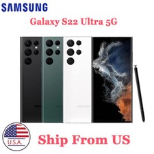 New Samsung Galaxy S22 Ultra 5G S908U 128GB Verizon AT T T-Mobile Unlocked 6.8"